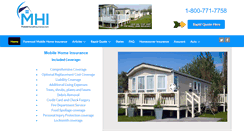 Desktop Screenshot of mobilehomeinsurance.com